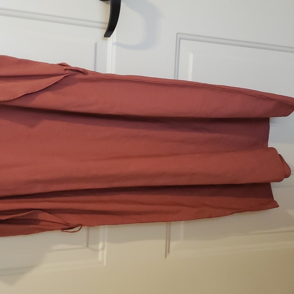 🌸H&M Women's Waist Tie Dress Sz 14 V-Neck Pullover Polyester Blend NWT🌸 - Picture 4 of 10